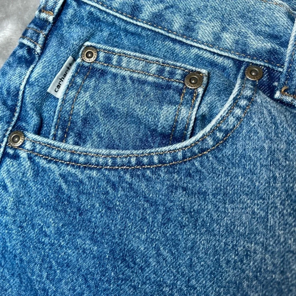 Vintage Carhartt Mens Size 38x32 Traditional Fit Jeans Blue Denim Workwear Y2K‎